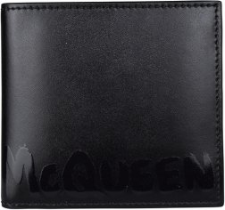 Alexander McQueen Brieftasche Schwarz