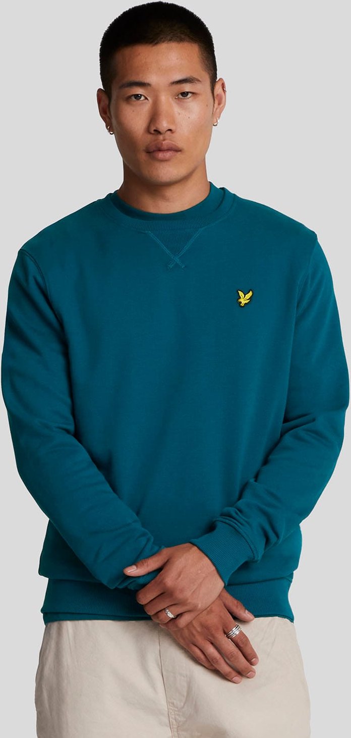 Herren Lyle And Scott Rundhals-Sweatshirt in Marineblau