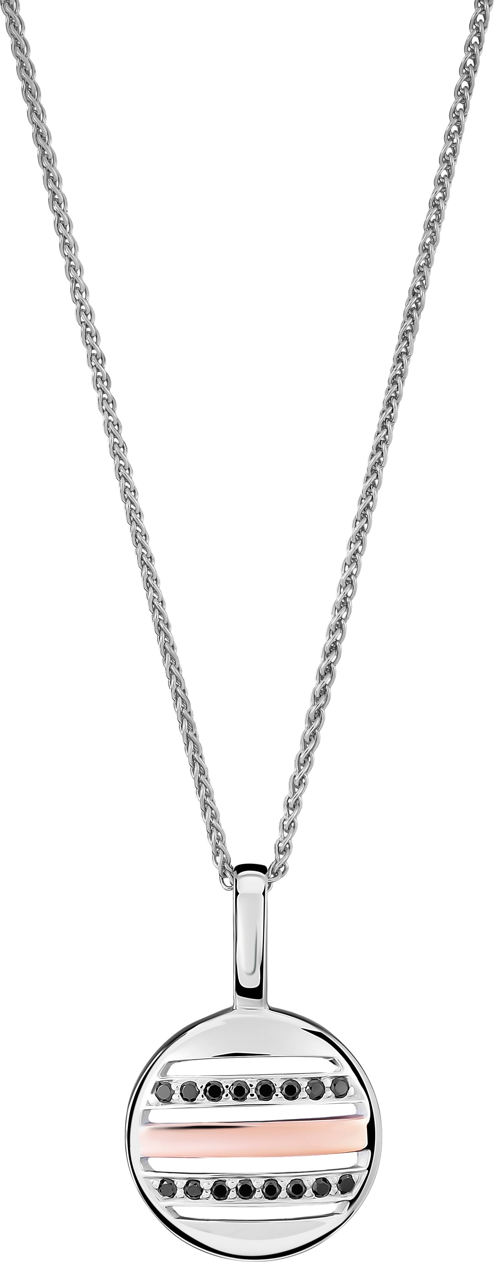 Orphelia 'Maxwell' Damenkette mit Anhänger aus 925er Sterlingsilber, Silber/Rosé, ZH-7501