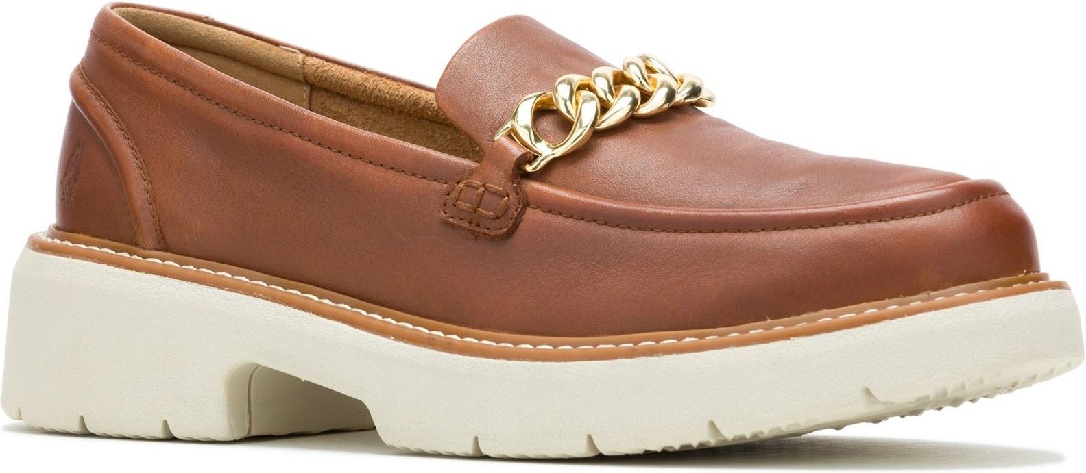 Hush Puppies Jodie Leder Damen Cognac Slipper