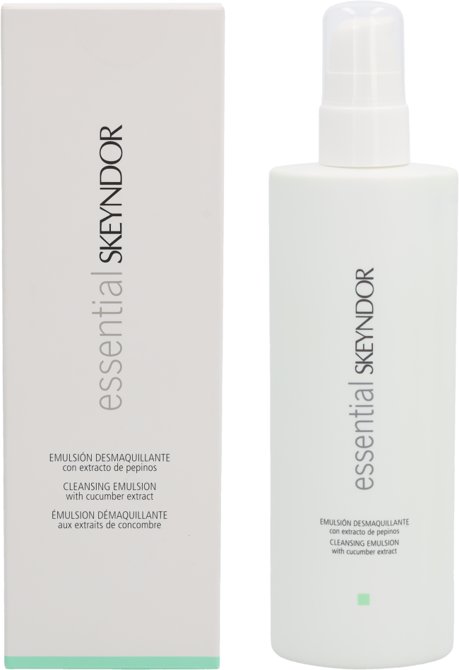 Skeyndor Essential Cleansing Emulsion Wth Cucumber Extract 250ml.
