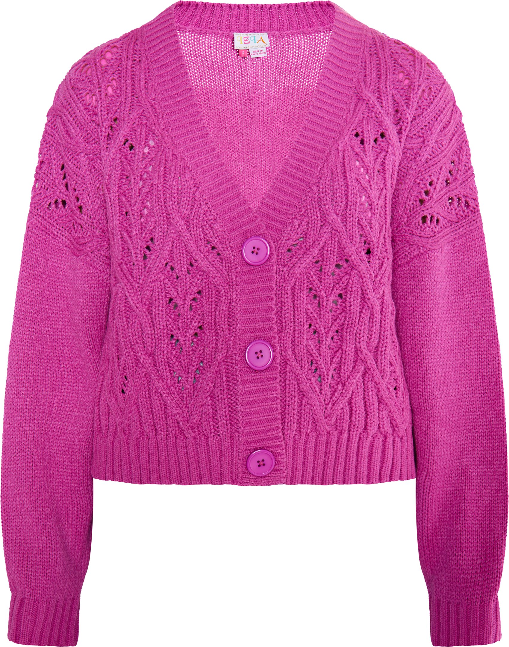 IZIA Strickcardigan Damen Bierenpink