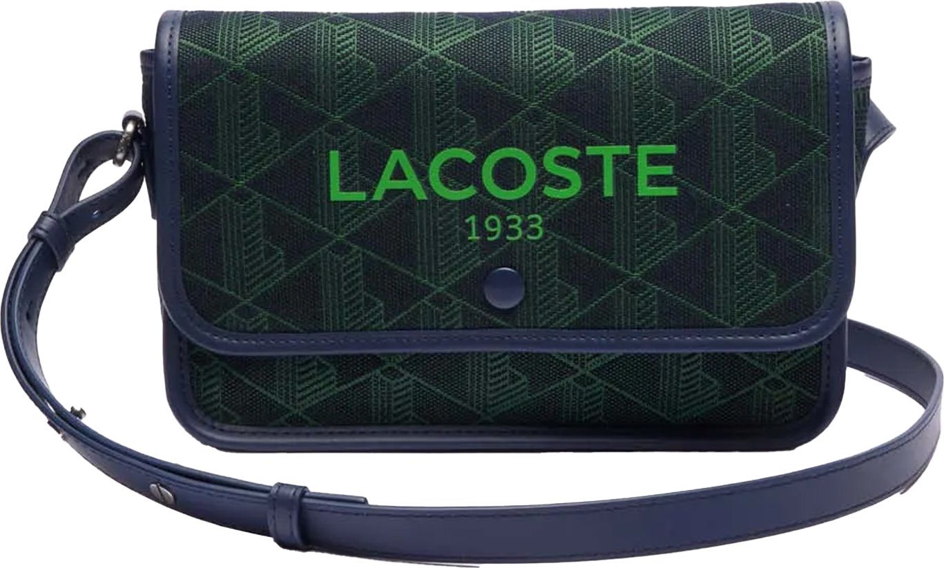 Lacoste - Damen Ranzen "Heritage", Jacquard (Blau)
