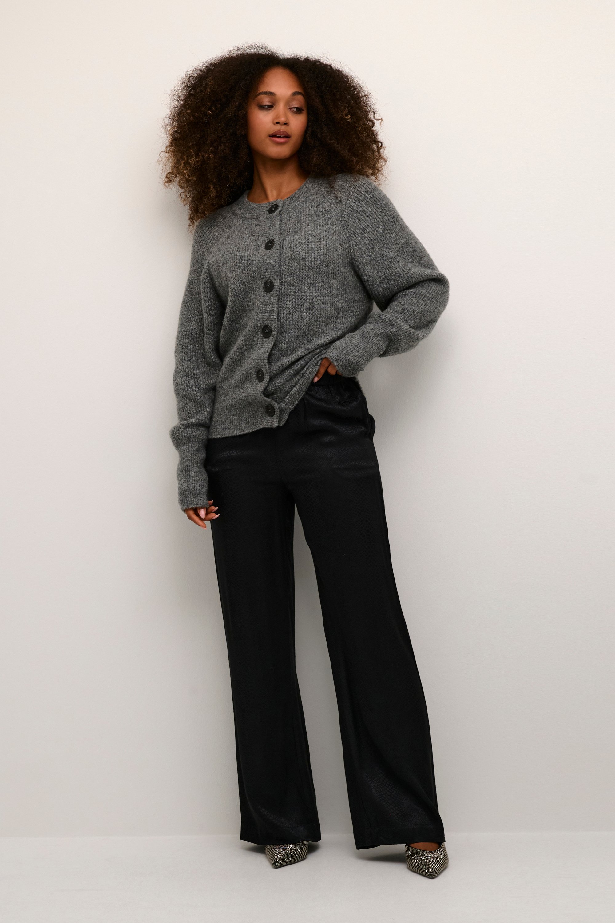 Strickjacke Classic fit grey