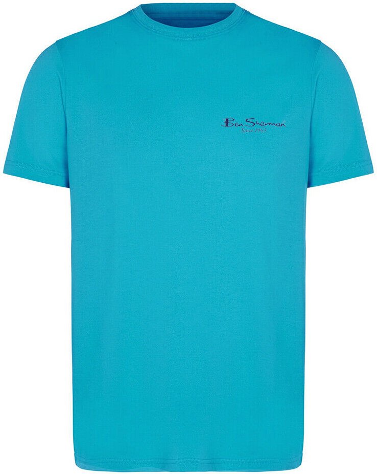 Ben Sherman Mens Aqua T-Shirt