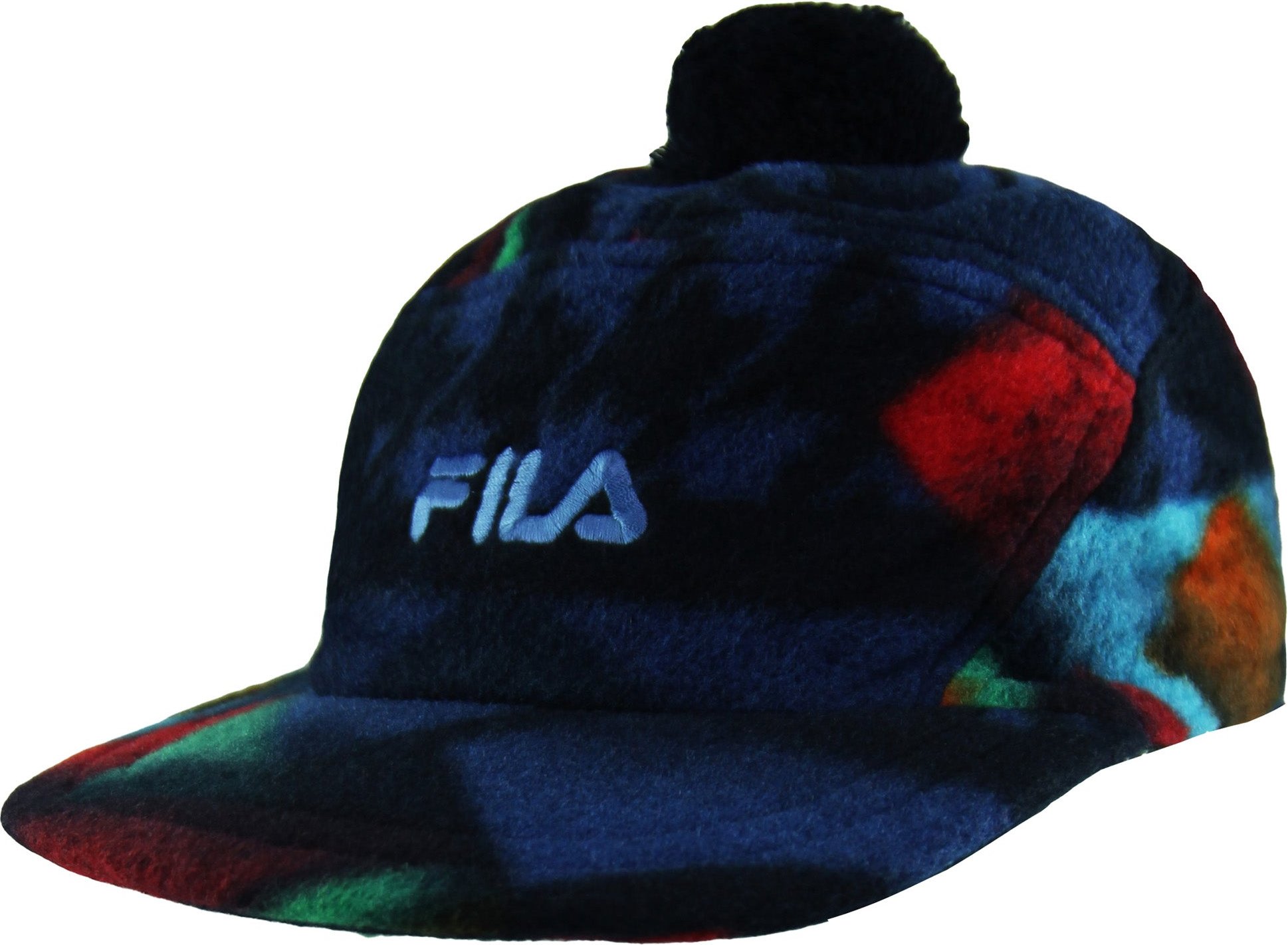 Fila Fleece Pom Pom Damen Marineblaue Mütze