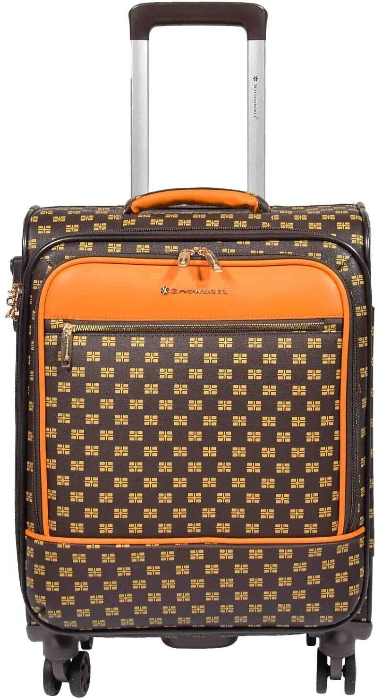 Brauner leichter Reisekoffer für die Kabine