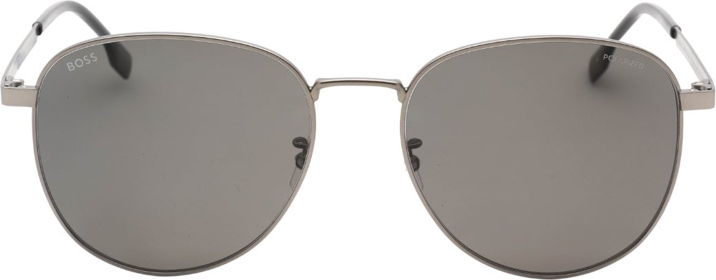 Hugo Boss Sonnenbrille In Grau Mit Matten Pz-gläsern In Dunklem Ruthenium Für Herren