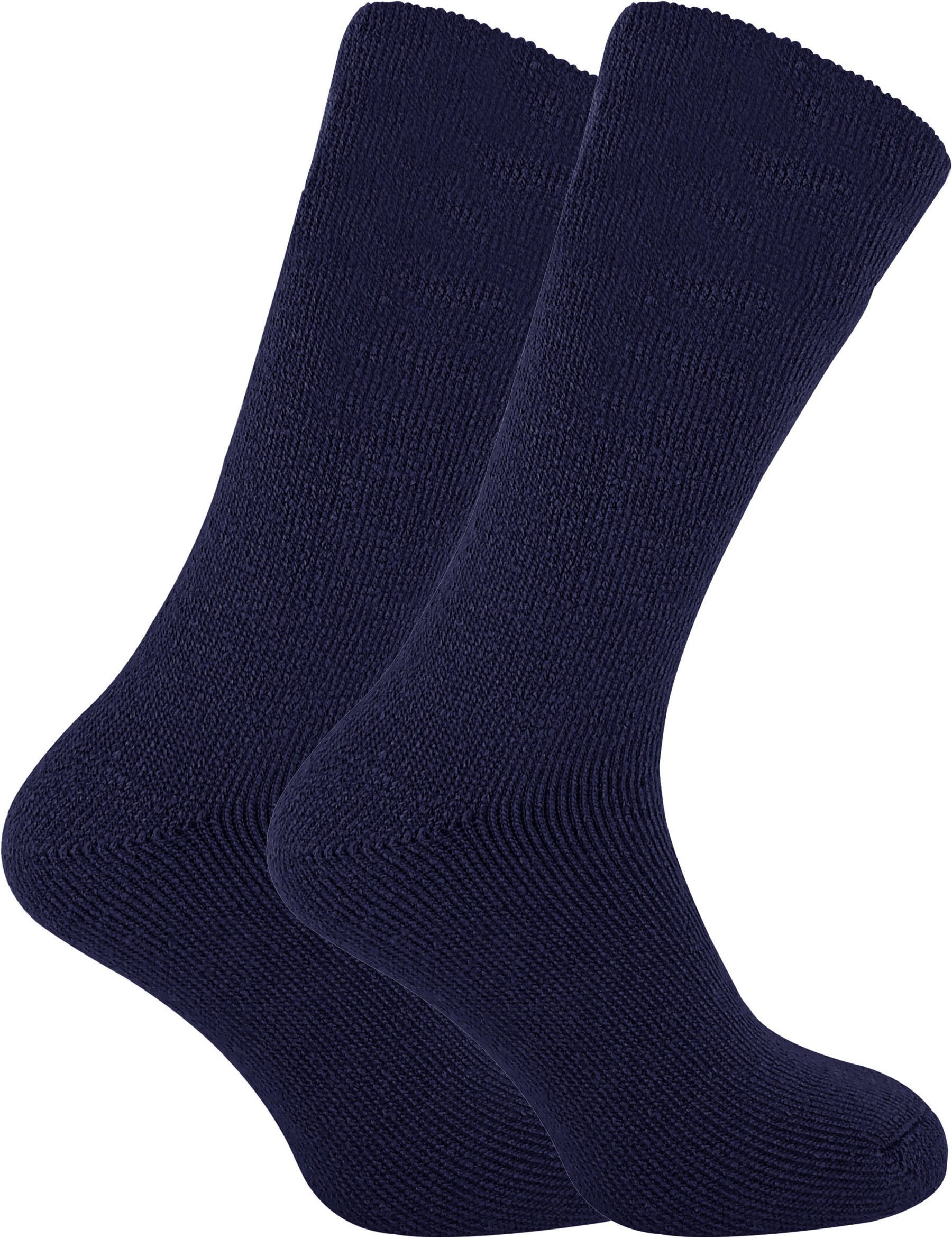 Drew Brady - 2 paires de chaussettes thermiques pour homme - Marine