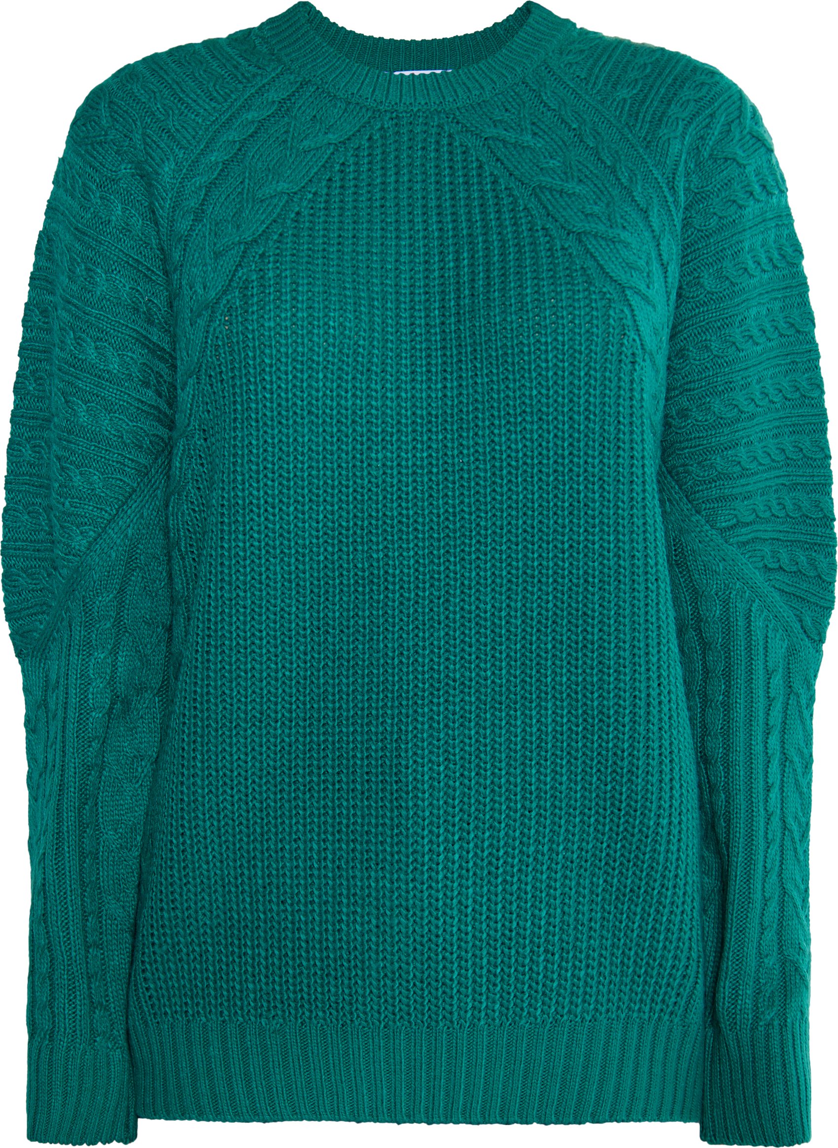 Mymo Strickpullover Damen grün
