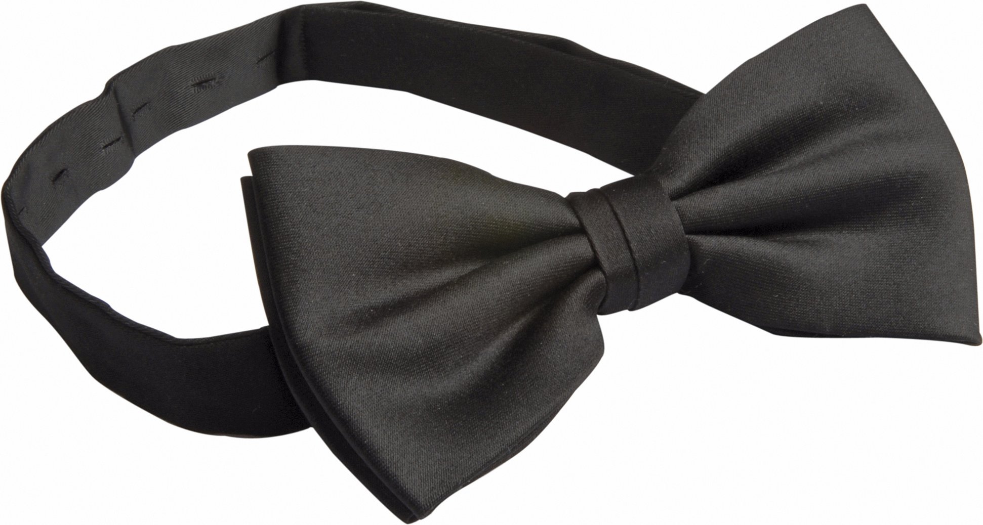 Premier Tie - Schlichte Unisex-Fliege (2er-Pack) (Schwarz)