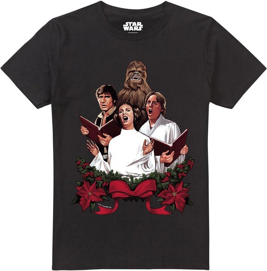 Star Wars - "Carol Singers" T-Shirt für Herren (Schwarz)