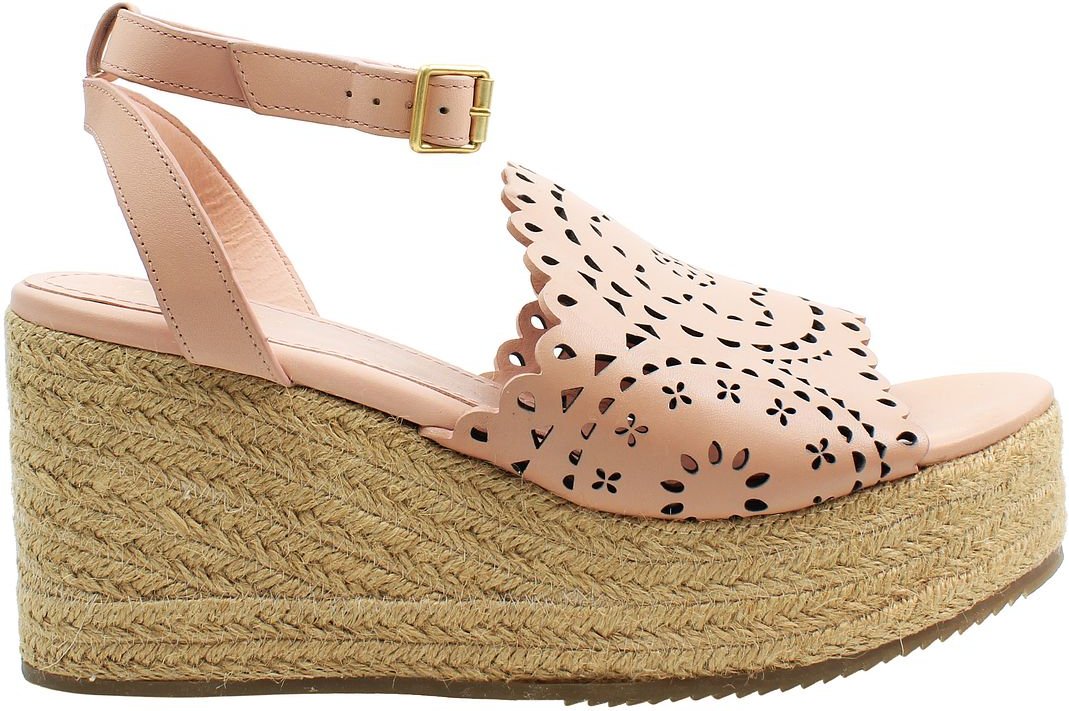 Twed Baker Pinky Laser Cut Damen Pinke Wedges
