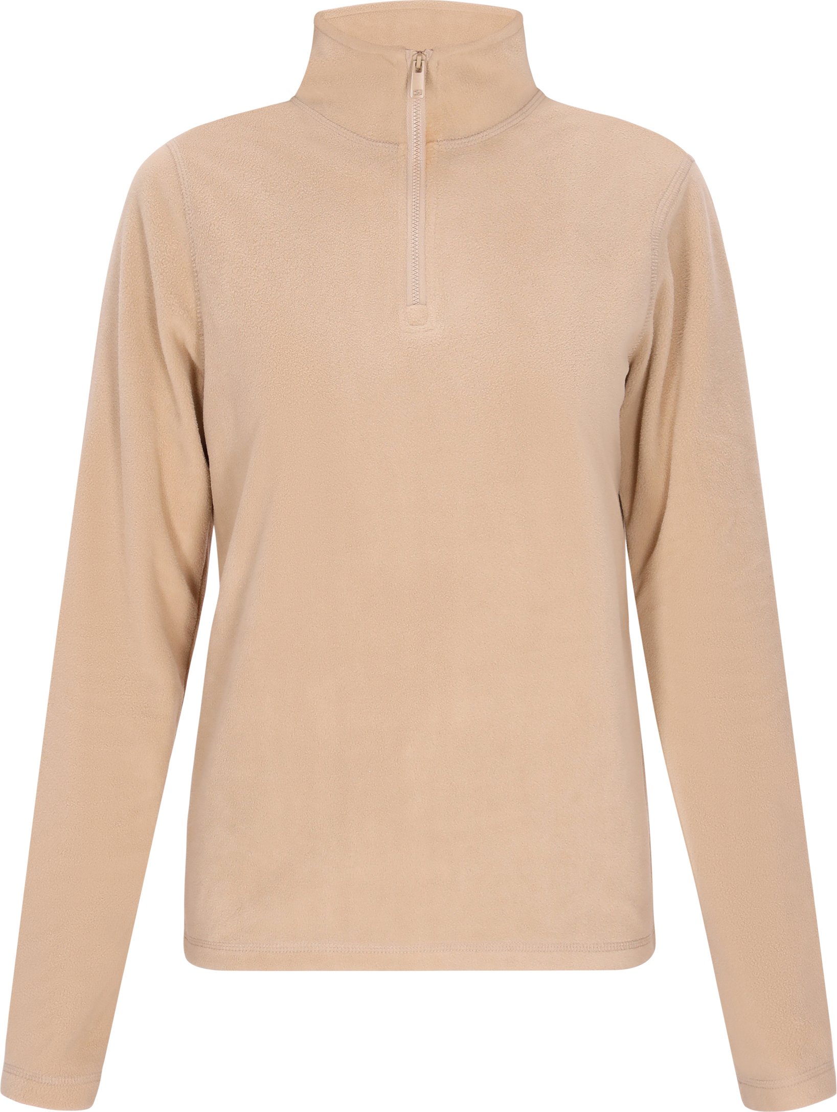 Mymo Fleecepullover Damen Beige