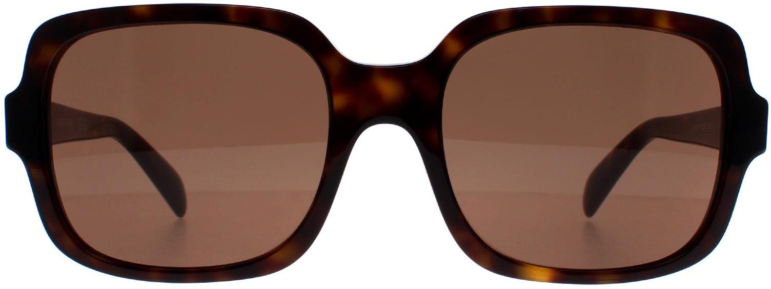 Emporio Armani Quadratische Damen Shiny Havana Dunkelbraun EA4195