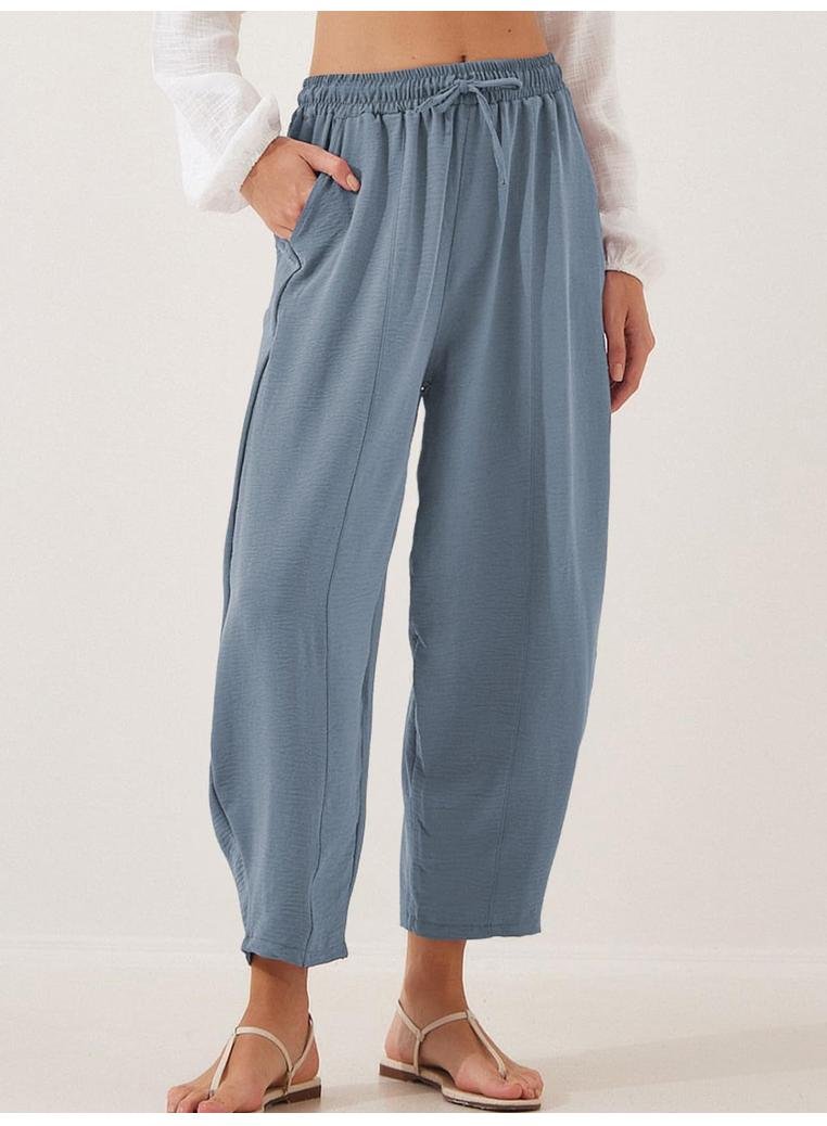 Thumbnail - Damen Jogginghose mit Kordelzug in Übergröße, cropped