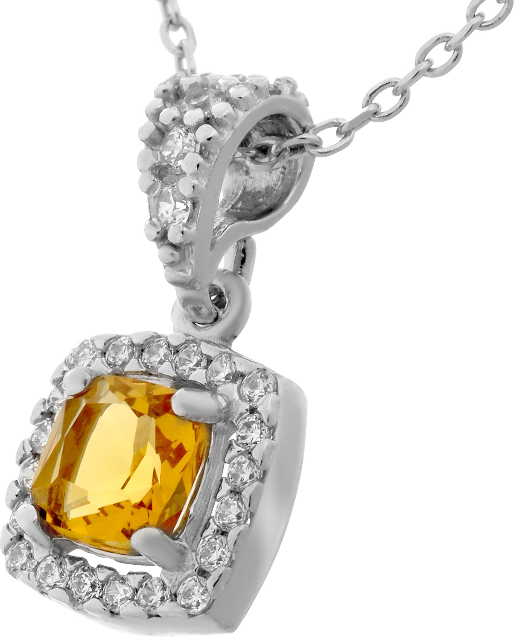 Orphelia 'Faustine' Damenkette mit Anhänger aus 925er Sterlingsilber - Silber ZH-7199/CH