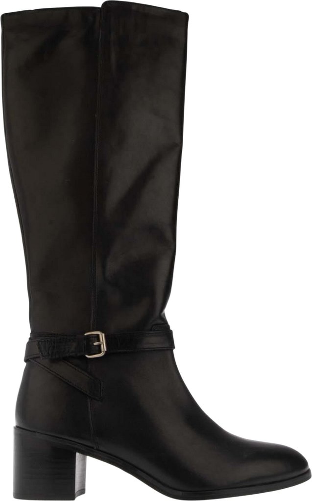 Dune London - Damen Kniehohe Stiefel "Trusti Casual", Leder (Schwarz)