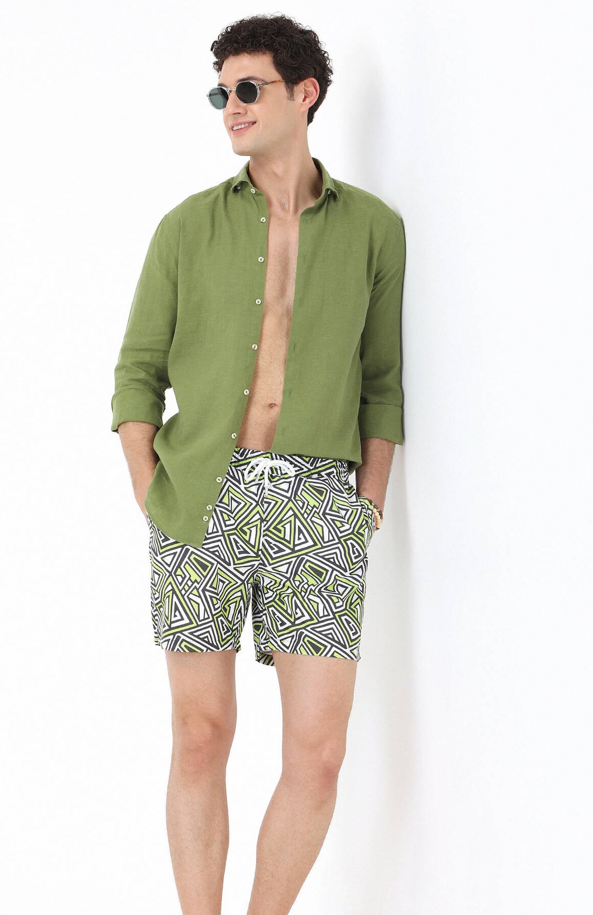 Thumbnail - Gemusterte Shorts