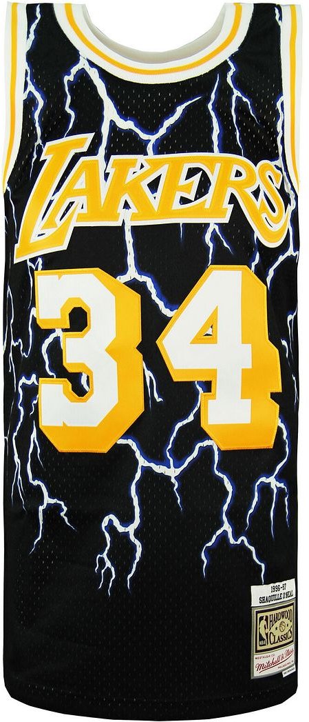 Mitchell & Ness La Lakers Shaquile O'Neal Lightning Mens Weste
