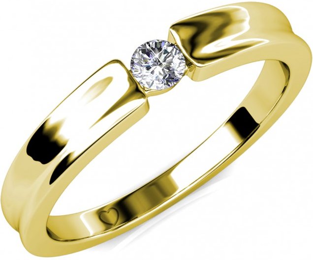 Simplicity Ring - Gold und Kristall