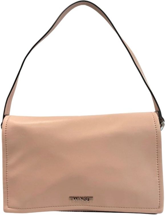 Twinset Pink Polyurethan Damen Schultertasche