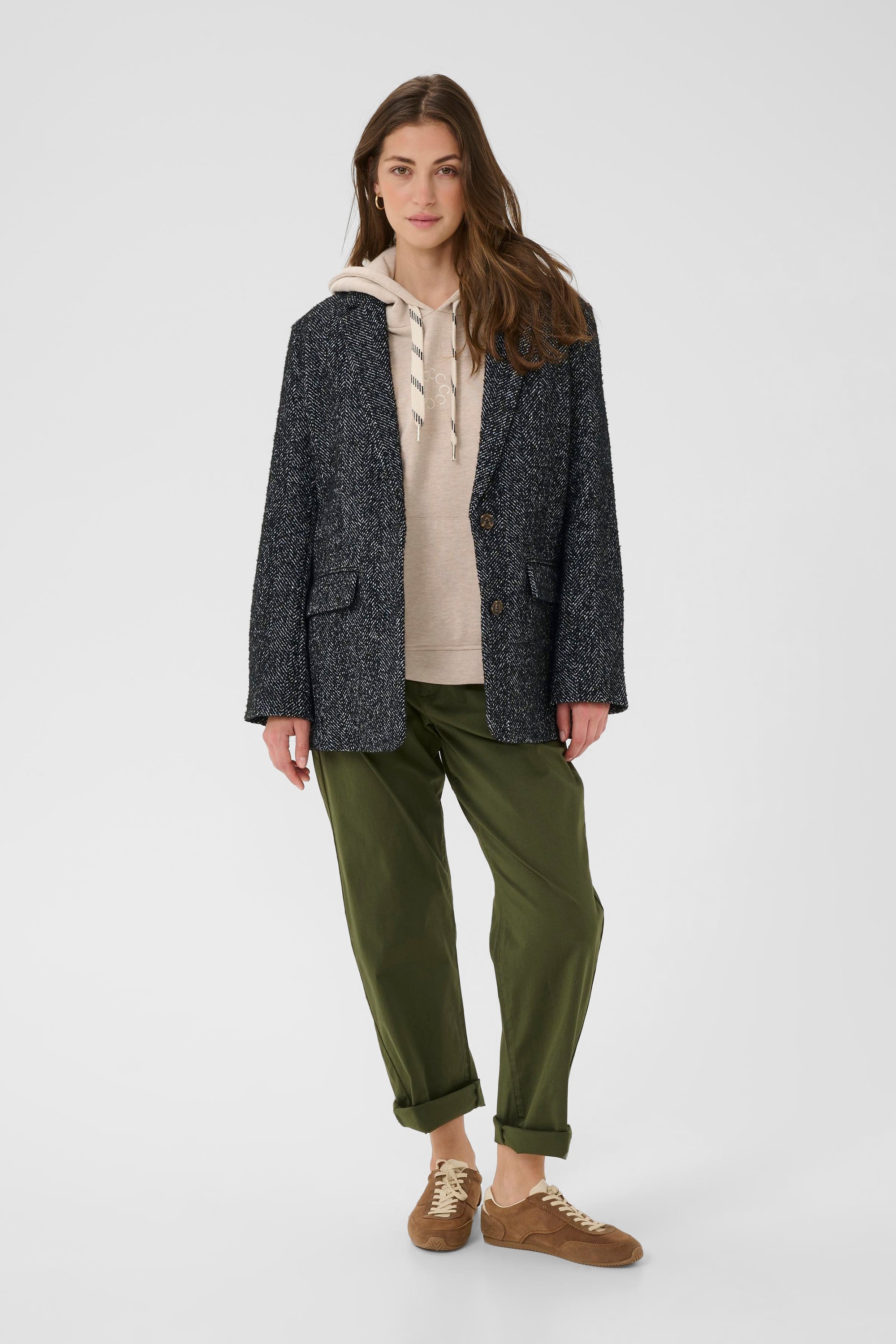 Blazer CROlina Blazer Straight fit grey