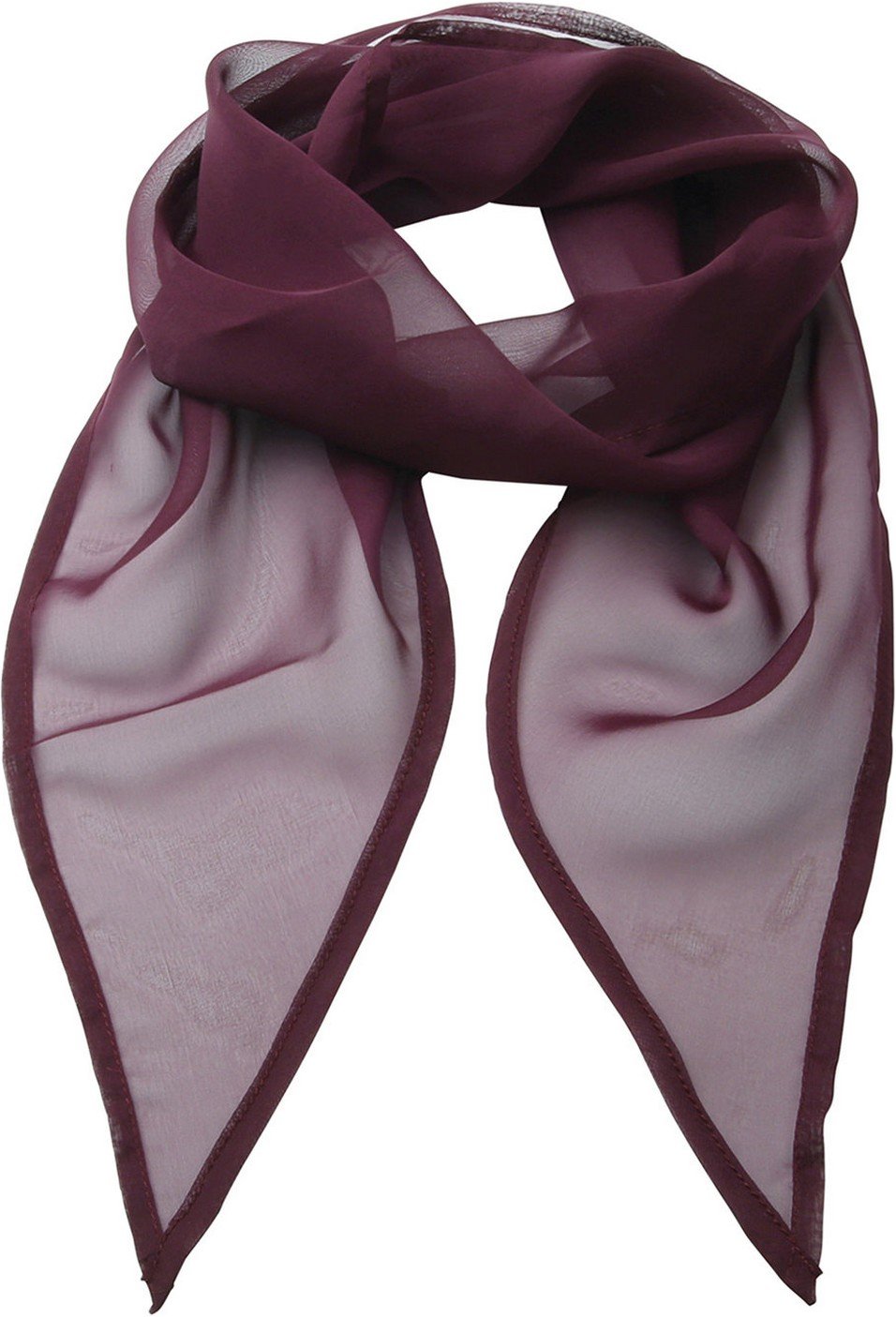 Premier - "Colours" Schal für Herren/Damen Unisex (Aubergine)