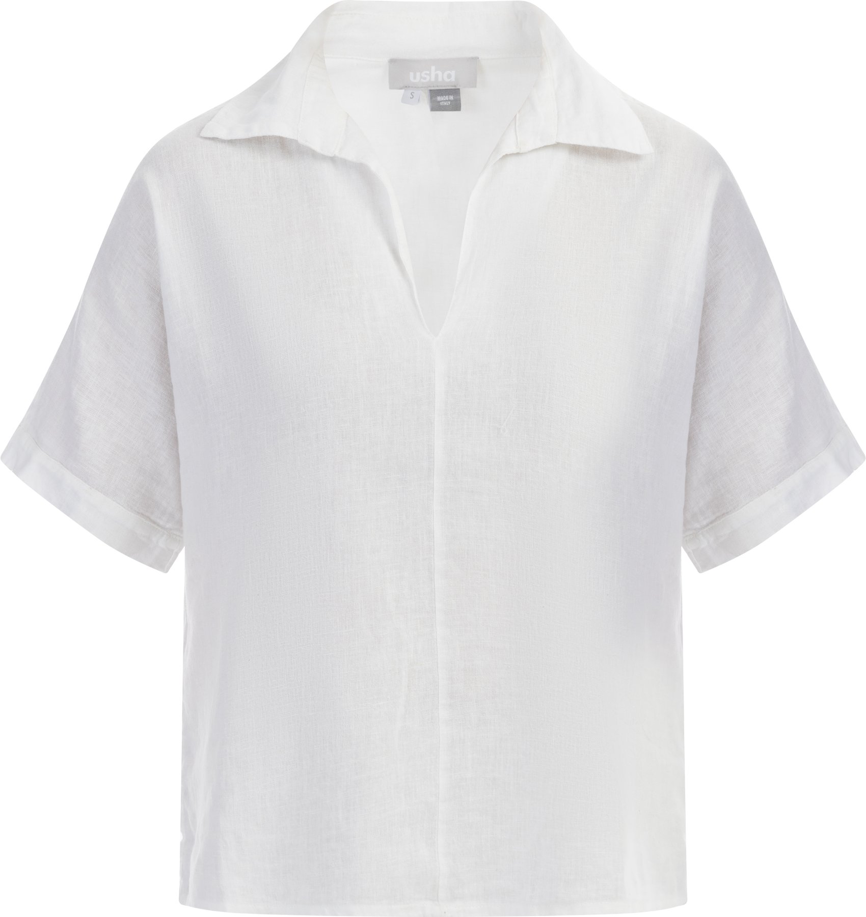 usha Blusenshirt Damen weiss