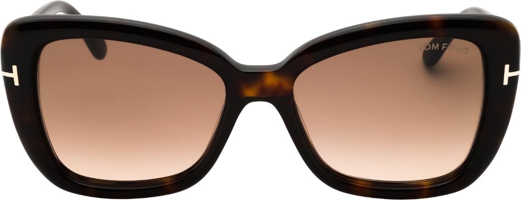 Tom Ford - Sonnenbrille Mit Farbverlauf In Dunklem Havanna-rahmen