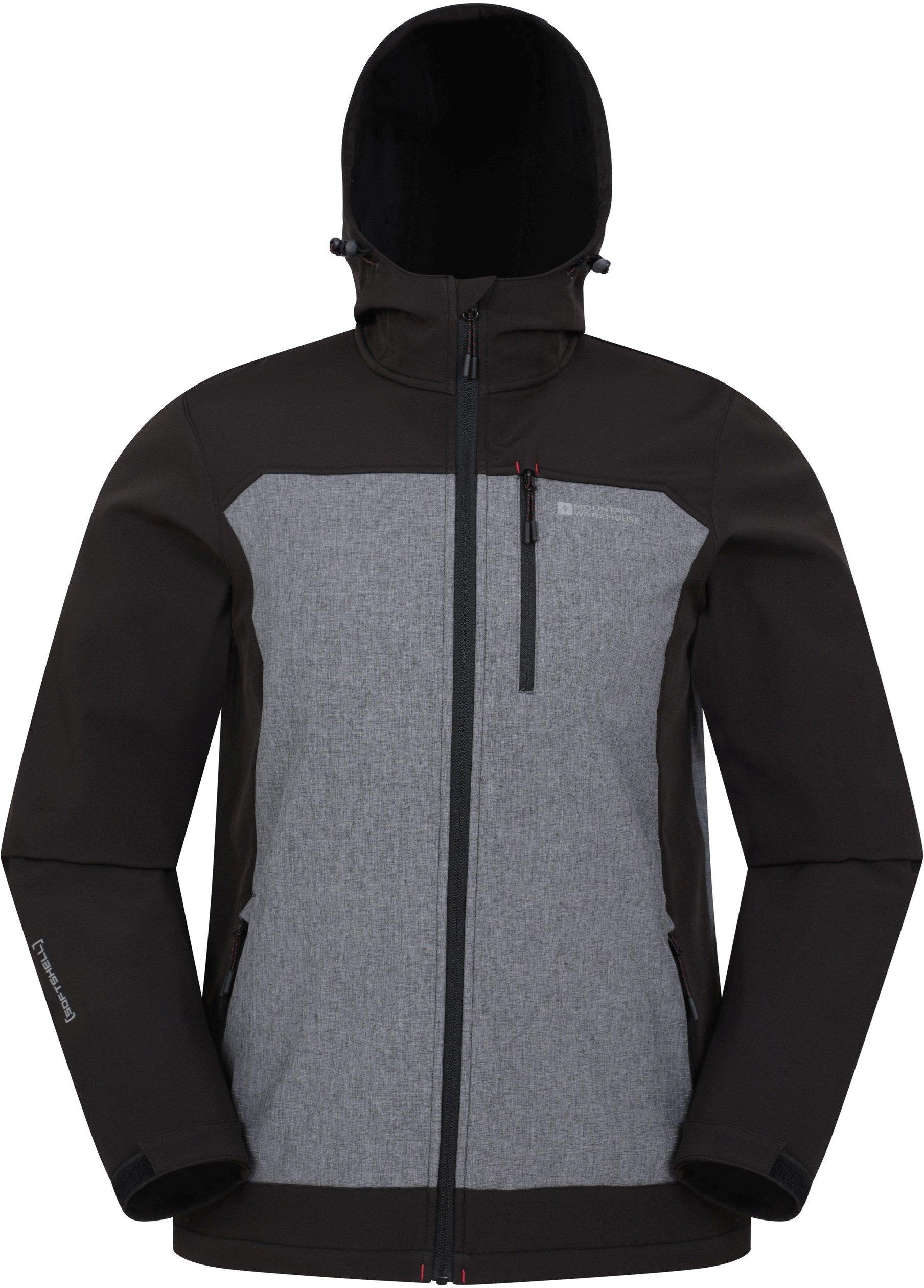Mountain Warehouse - "Illuminate II" Softshelljacke für Herren (Dunkelgrau)