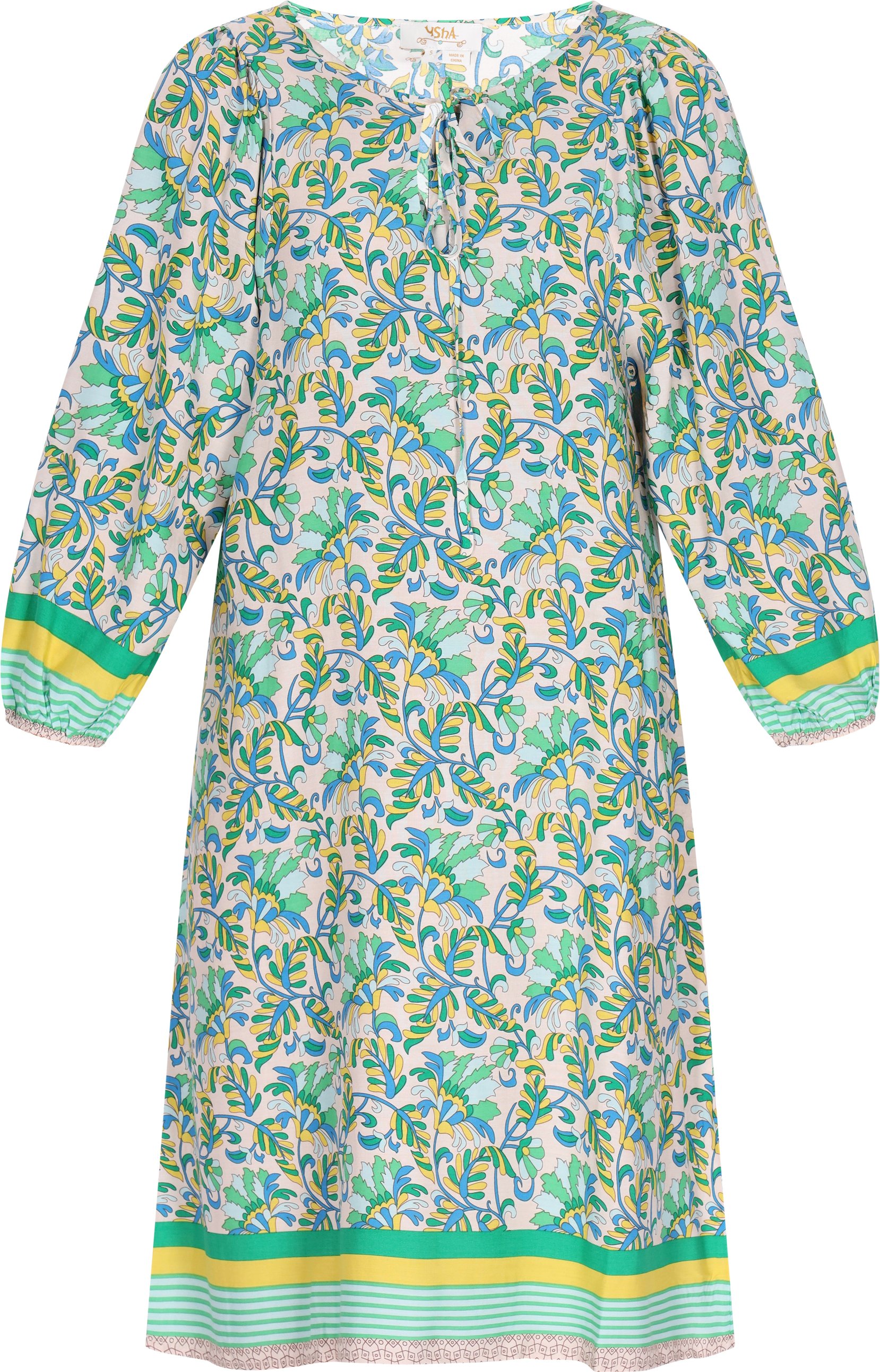 Thumbnail - usha Kleid Frauen grün mehrfarbig