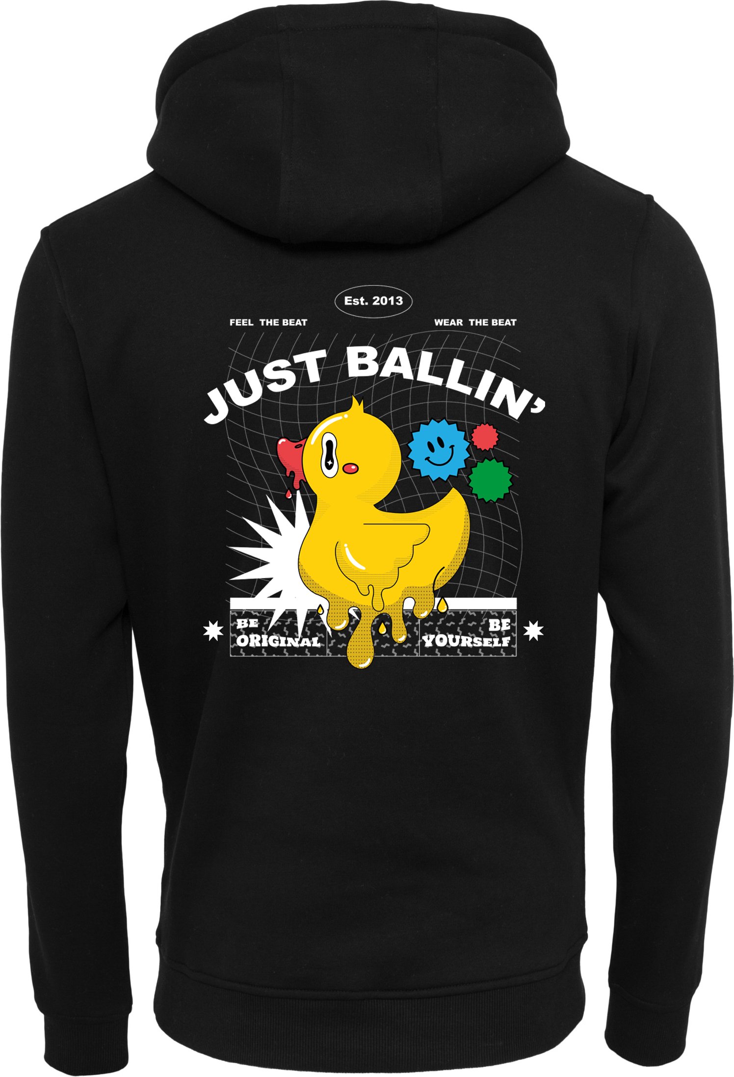 Ballin Est. 2013 Backprint Duck Hoodie Schwarz