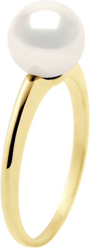 Armreifring – Weißgold – echte Süßwasser-Zuchtperle, rund 7–8 mm