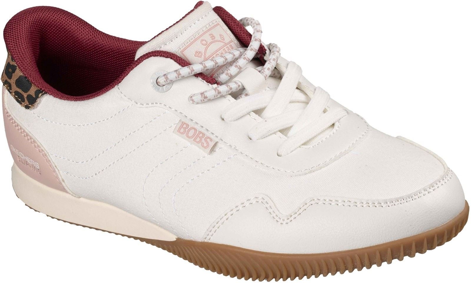 Skechers BOBS Starlight Textil Damen Weiße/Multi Standard Sneaker