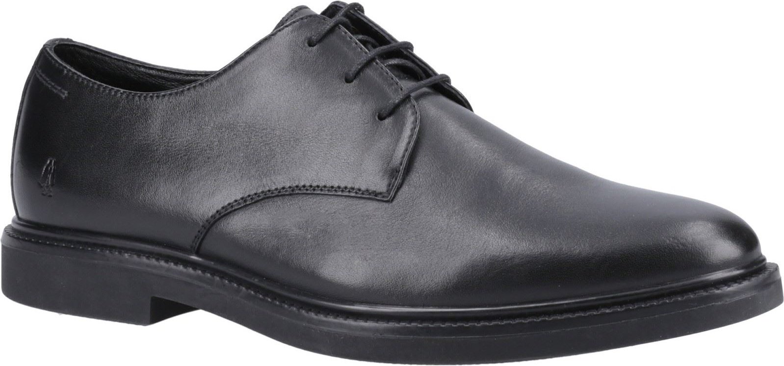 Hush Puppies Kye Leder Herren Schwarze Schnürschuhe