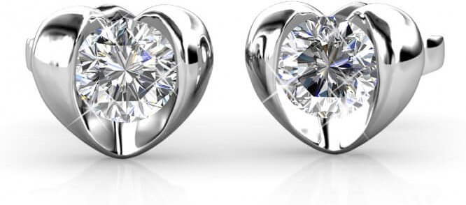 Simply Love Ohrringe - Silber und Kristall