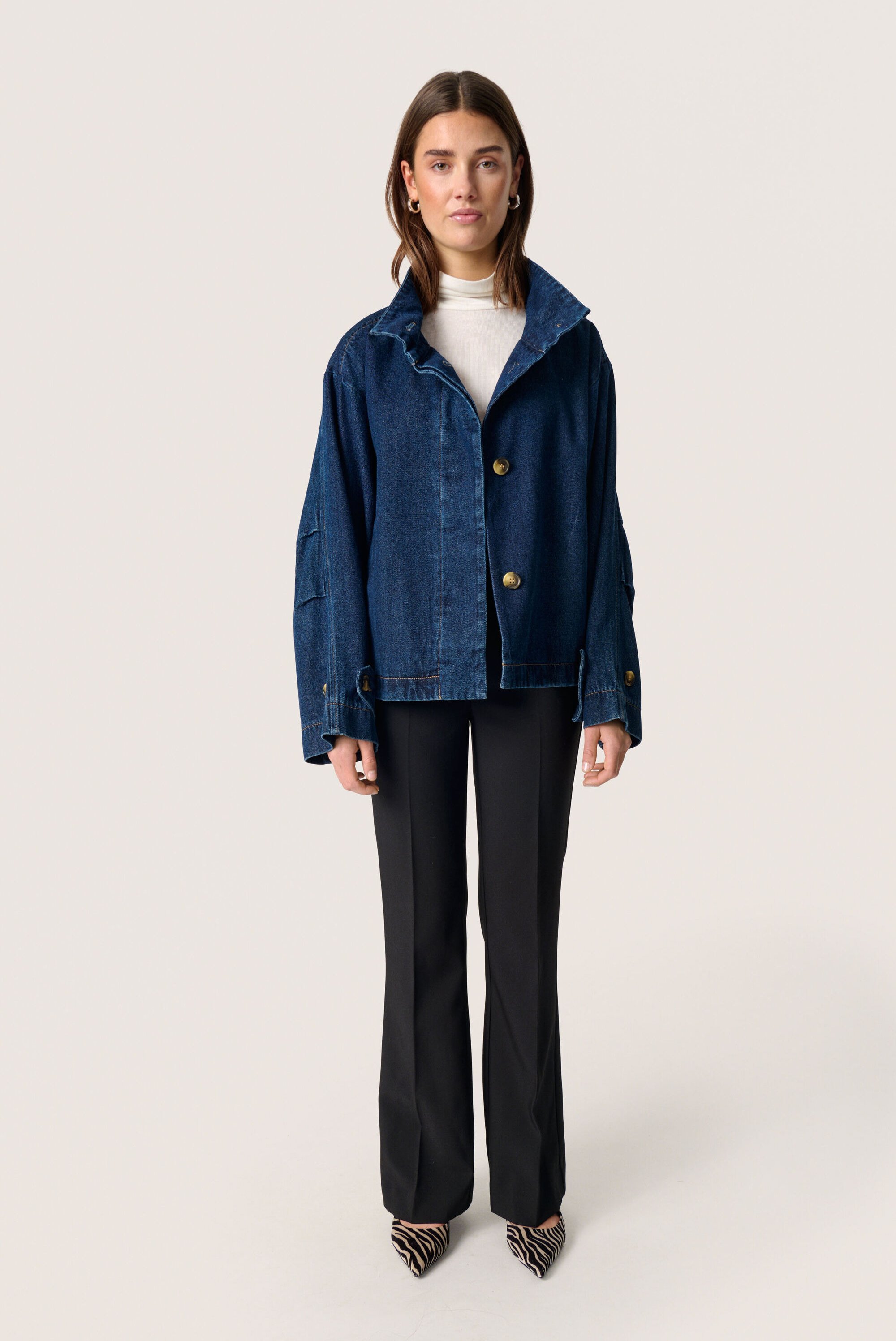 Jacke Oversize fit Dark Blue Denim dark blue