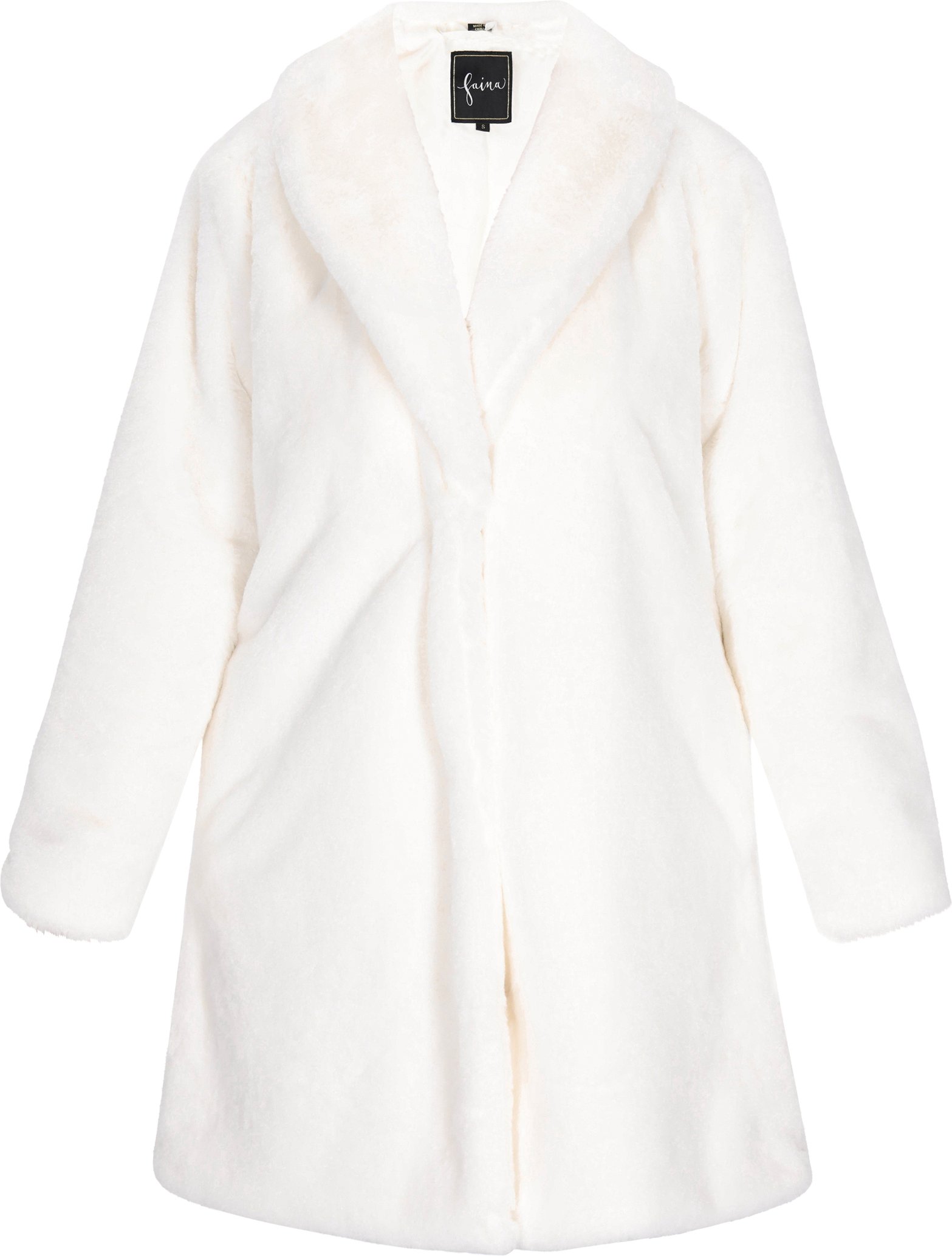 Faina Mantel Frauen cremefarben