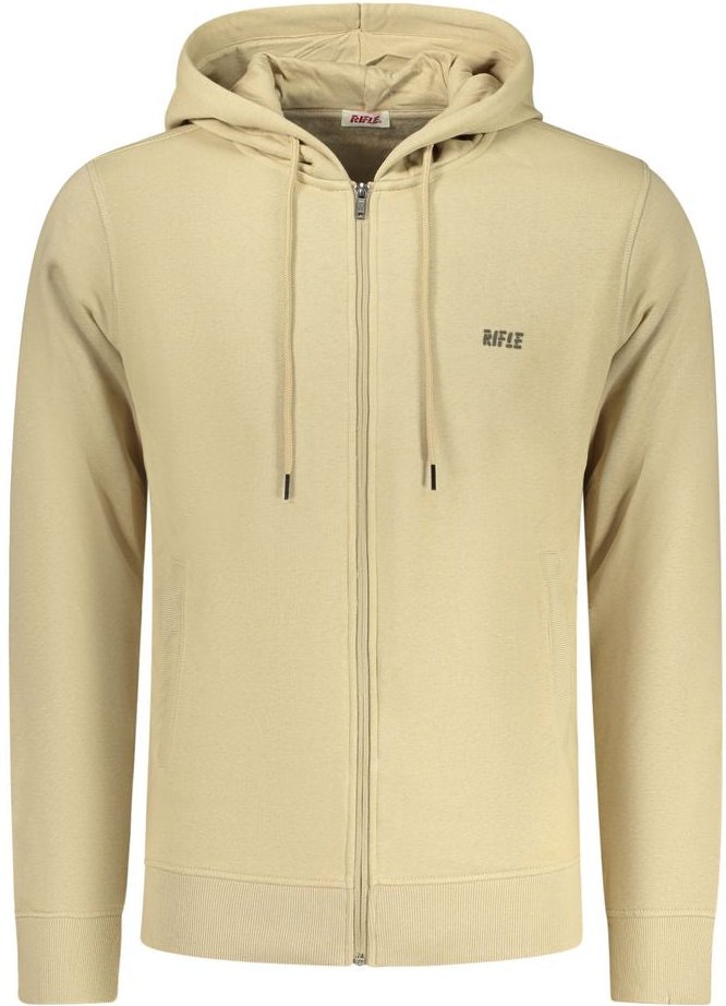 Rifle Beige Baumwoll-Hoodie für Herren