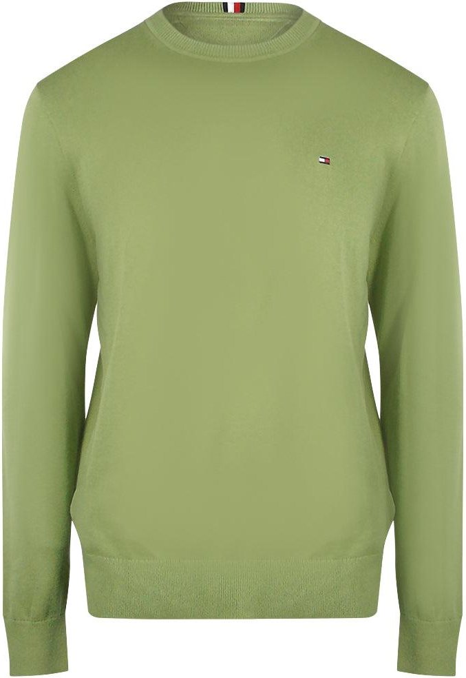 Tommy Hilfiger - Sweatshirt für Herren, Rundhalsausschnitt (Olivgrün)