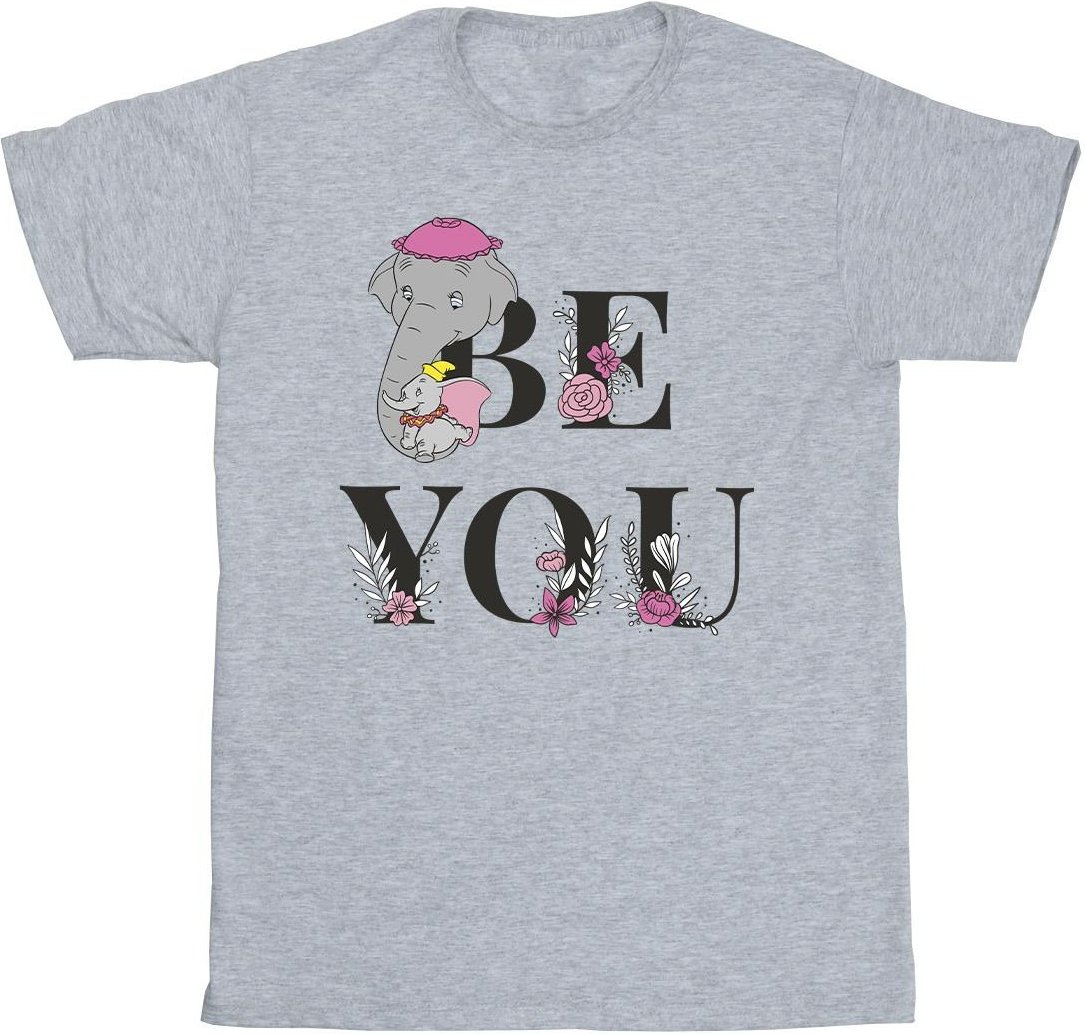 Disney - "Dumbo Be You" T-Shirt für Mädchen (Grau)