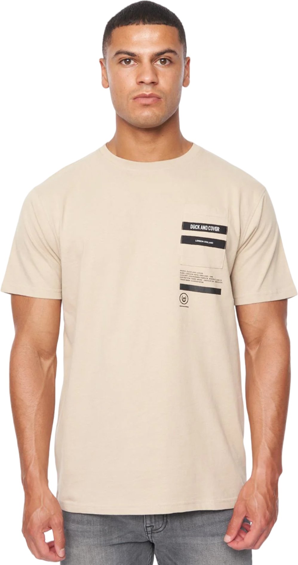 Duck and Cover - "Heningys" T-Shirt für Herren (Grau)