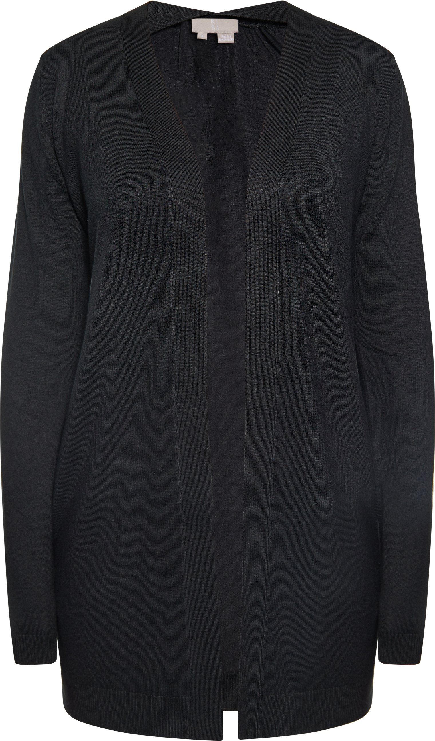 RISA Strickjacke Damen schwarz