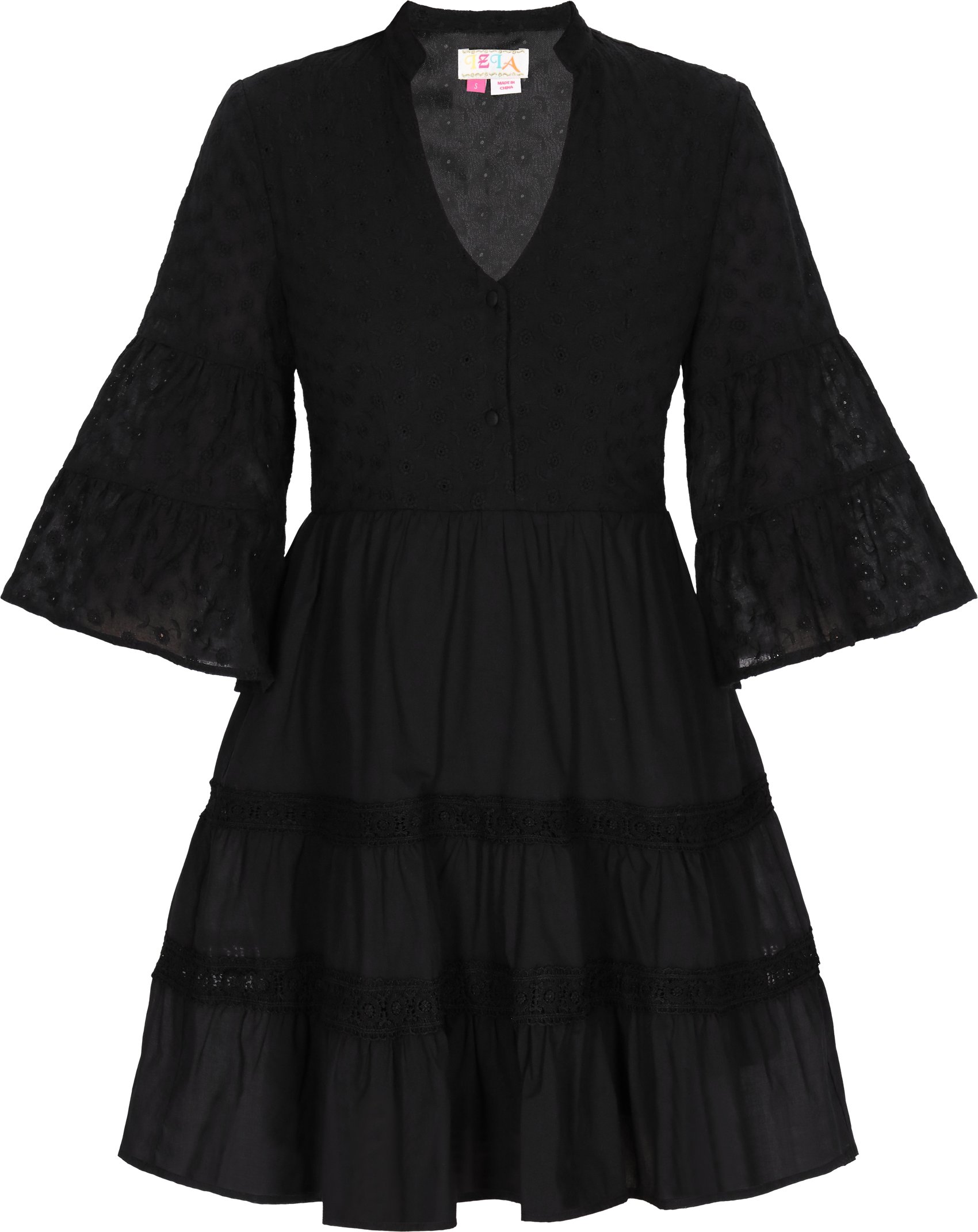 IZIA Kleid Frauen Schwarz