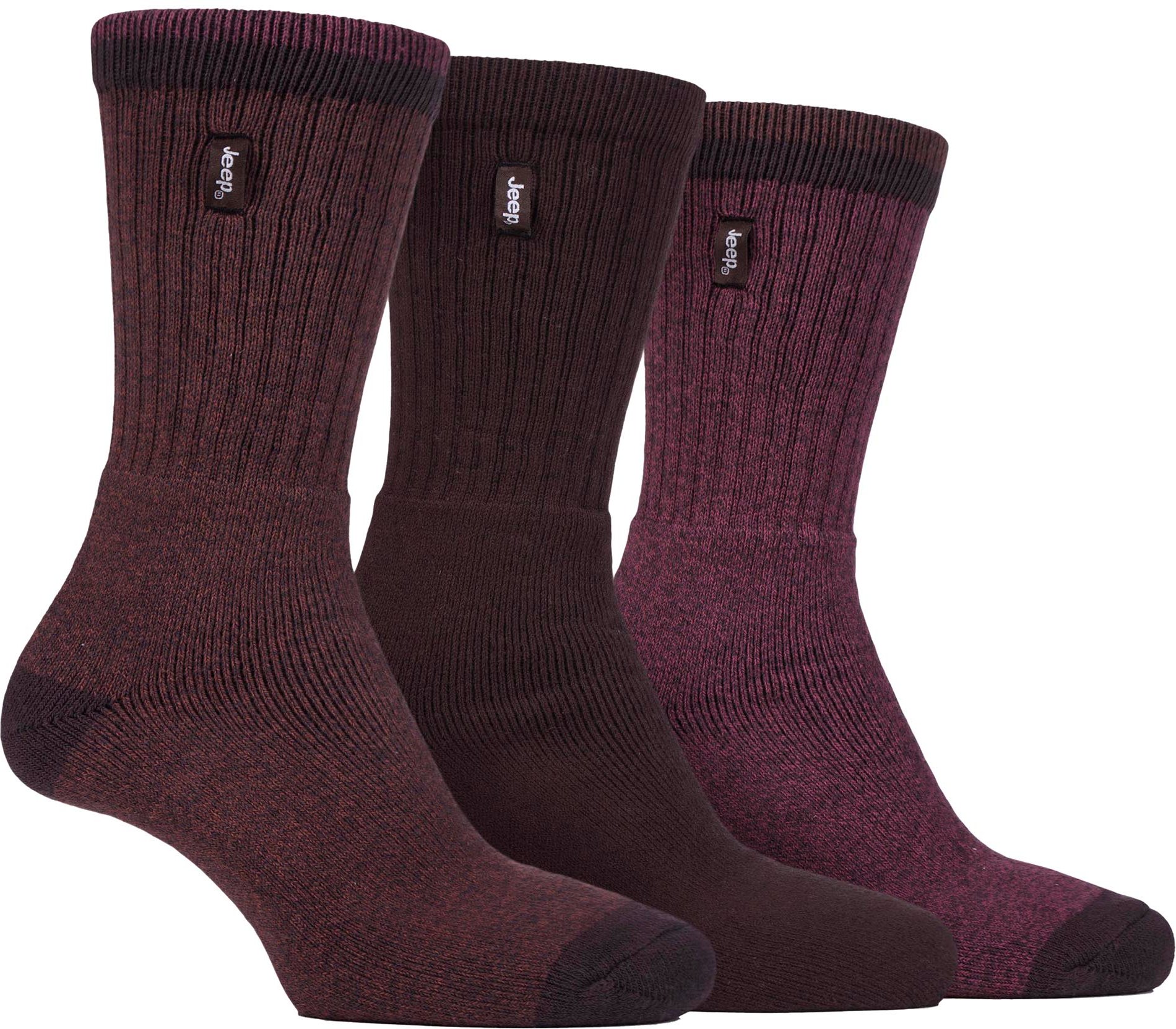 Herren Walking Boot Socken | Jeep Luxury Terrain Socken | Atmungsaktiv gerippt Design Freizeit Socken, Ideal für Wandern...