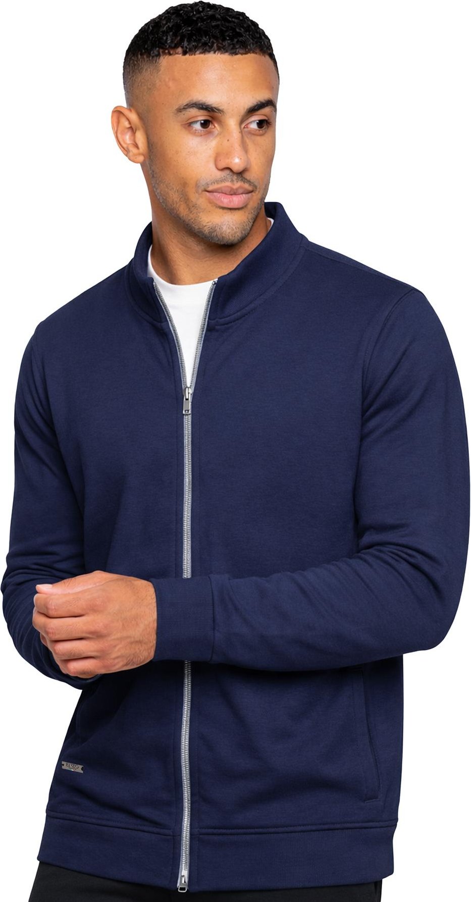 Enzo | Herren Sweatshirt mit Durchgehendem Reißverschluss