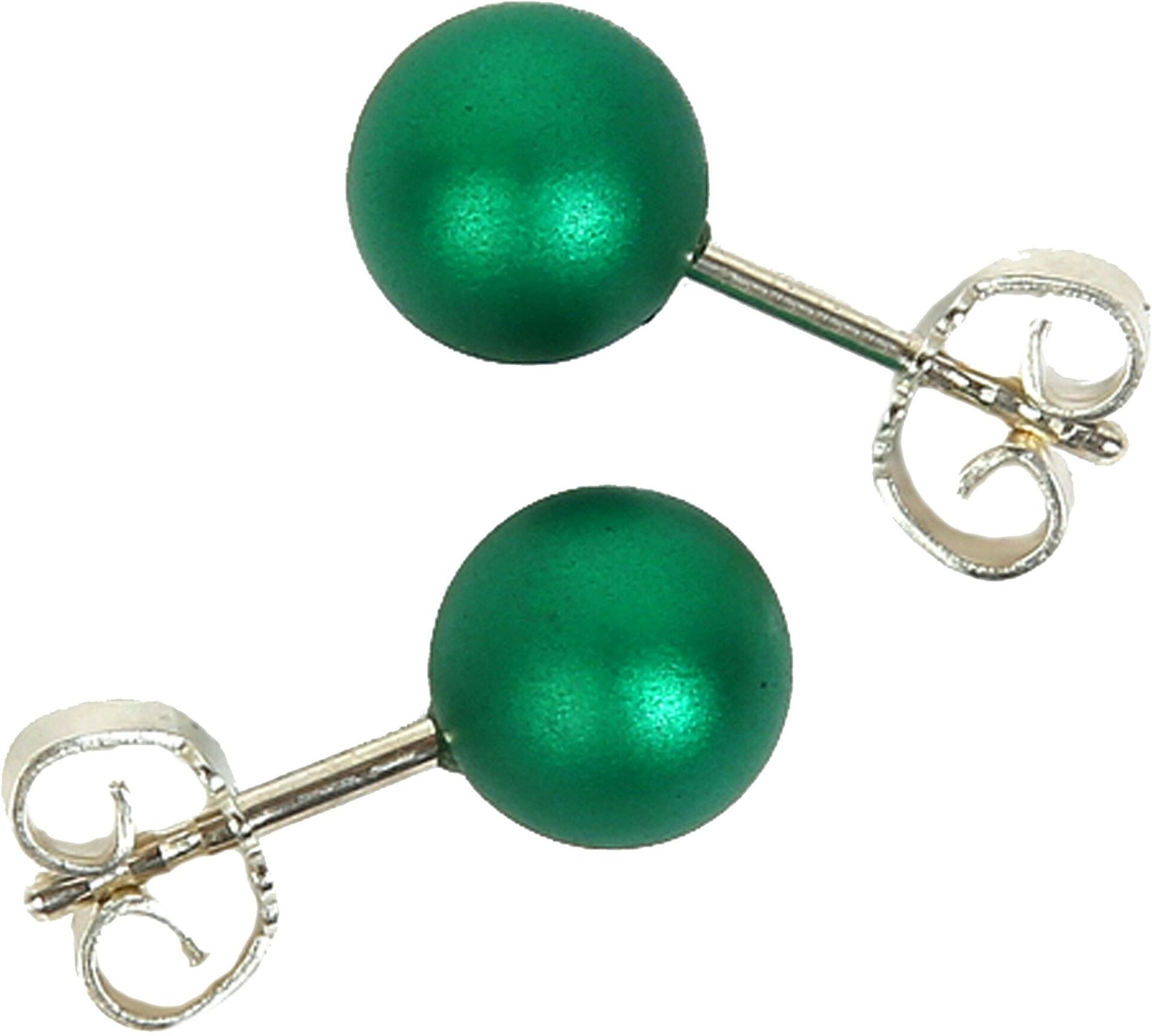 DeMarie Ohrringe eloxiertes Aluminium grün