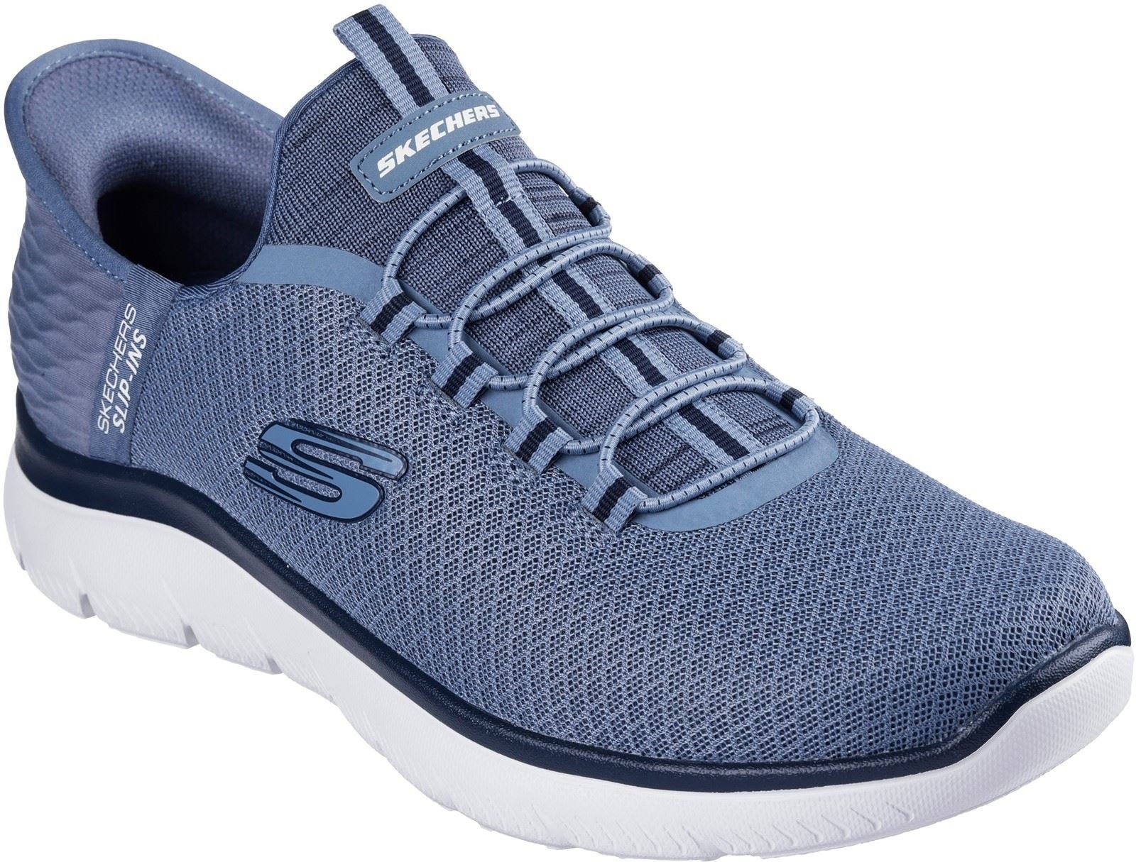 Thumbnail - Skechers Slip-ins: Summits - High Range Polyester Herren Slate Sneaker