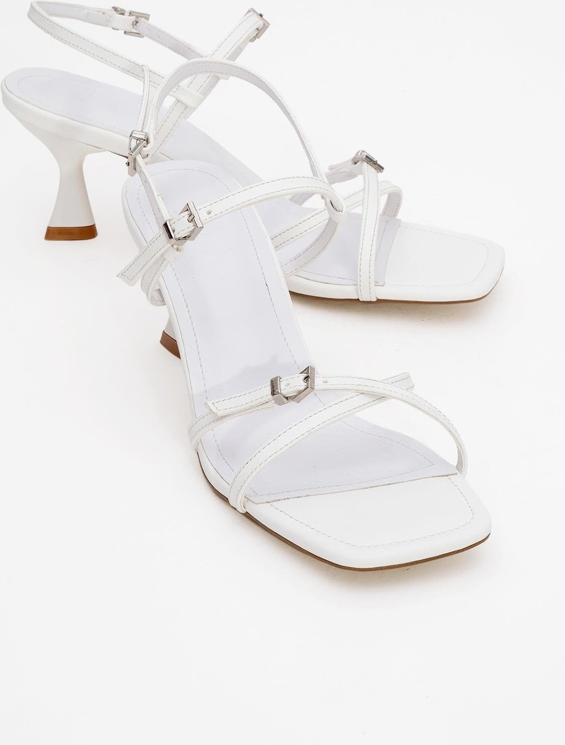 Nebel Mit Riemchen Stiletto Sandale